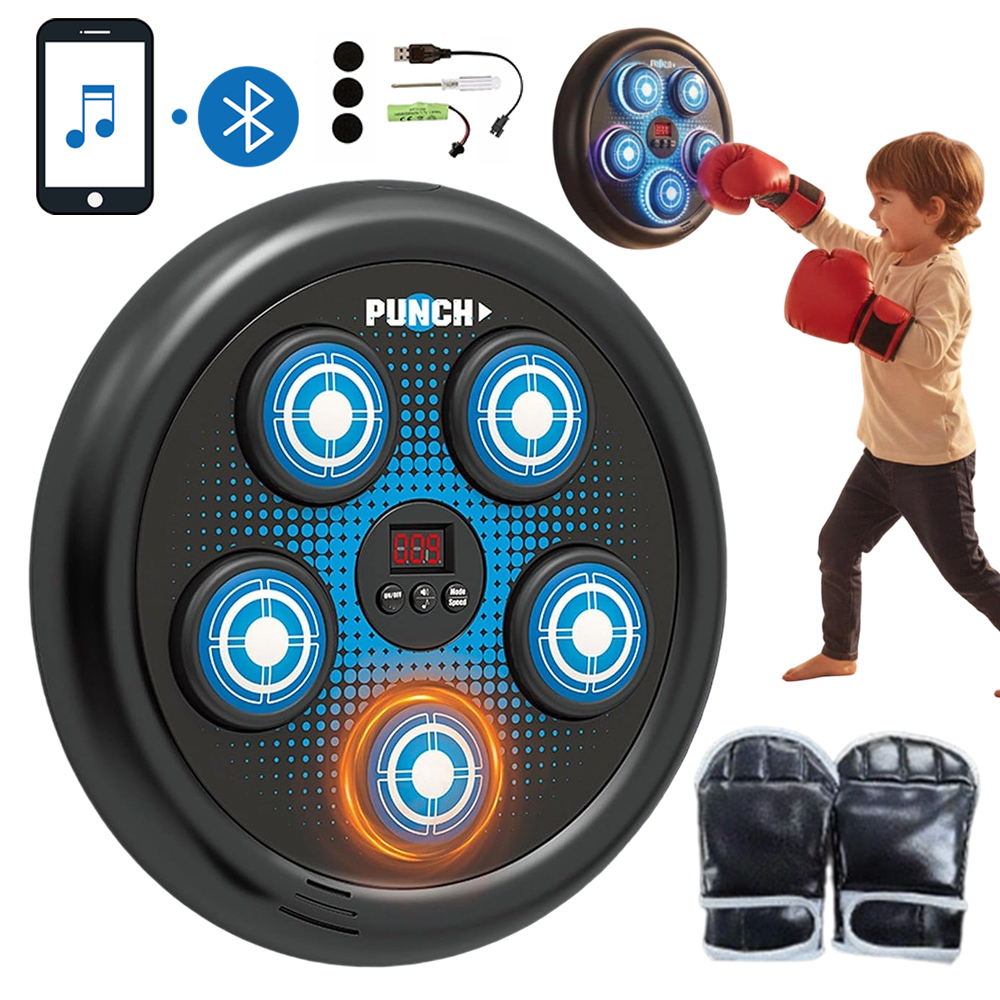 Music Boxing Machine Boxovací Stěna Hudební Štít Bluetooth Rukavice