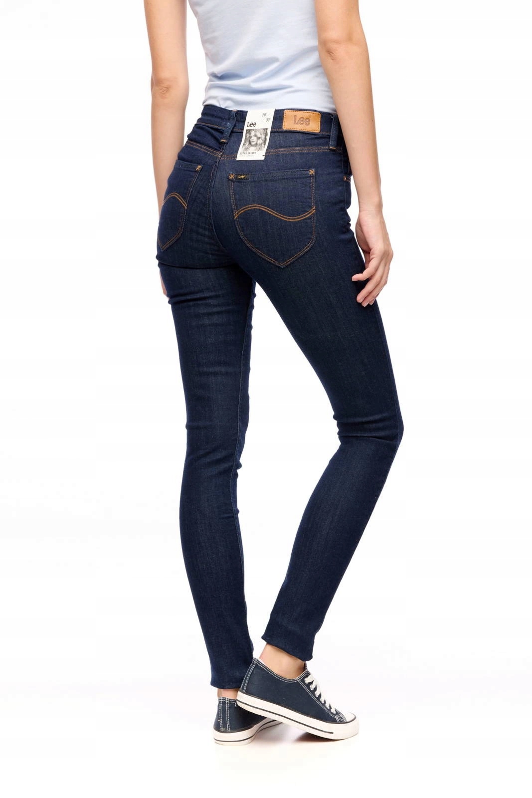 Dámské džínové úzké nohavice kalhoty Lee Skinny One Wash L529HA45 28/33