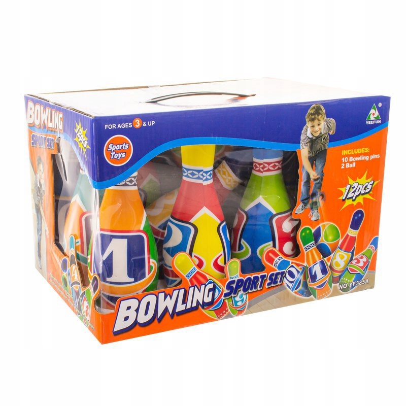 Gra dla 3 latka i 3 latki DOMOWE KRĘGLE DLA DZIECI Kod producenta EBZYF385A