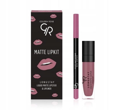 

Golden Rose Matte Lipkit Zastaw do Ust Blush Pink