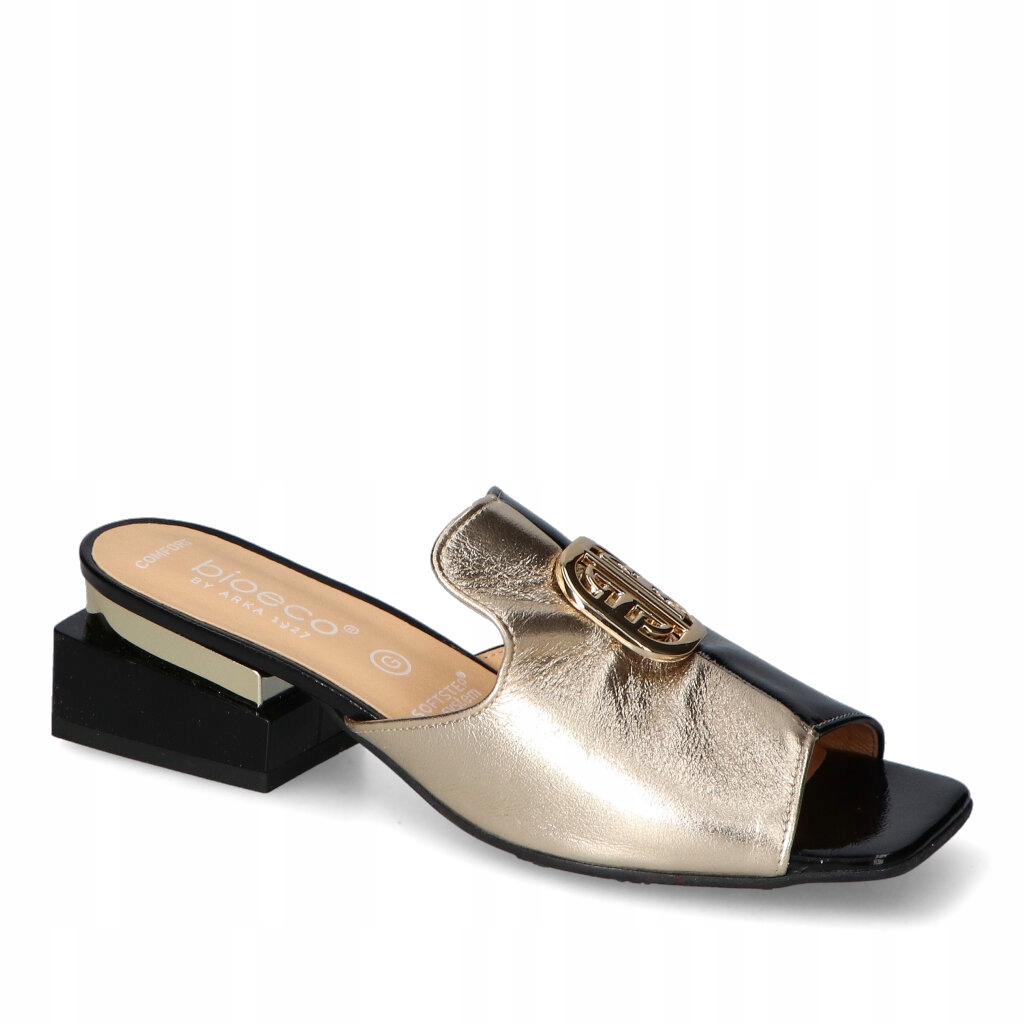 Nazouváky Arka BI4112/2646+1974 Zlatá/Černá lico 39