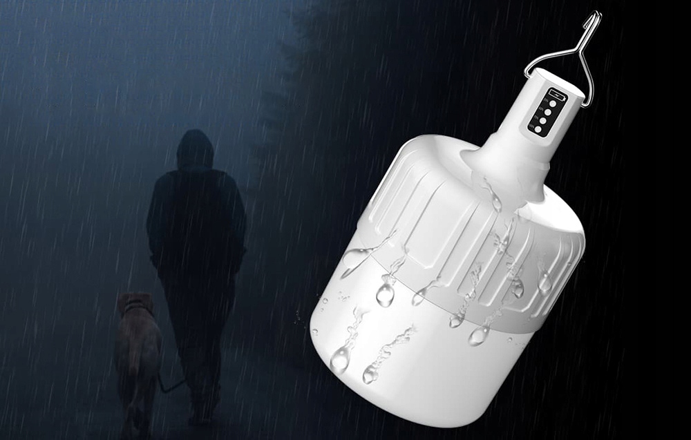 SUPERFIRE PRZENOŚNA LAMPA KEMPINGOWA LATARKA TURYSTYCZNA AKUMULATOROWA USB Rodzaj akumulatorowa