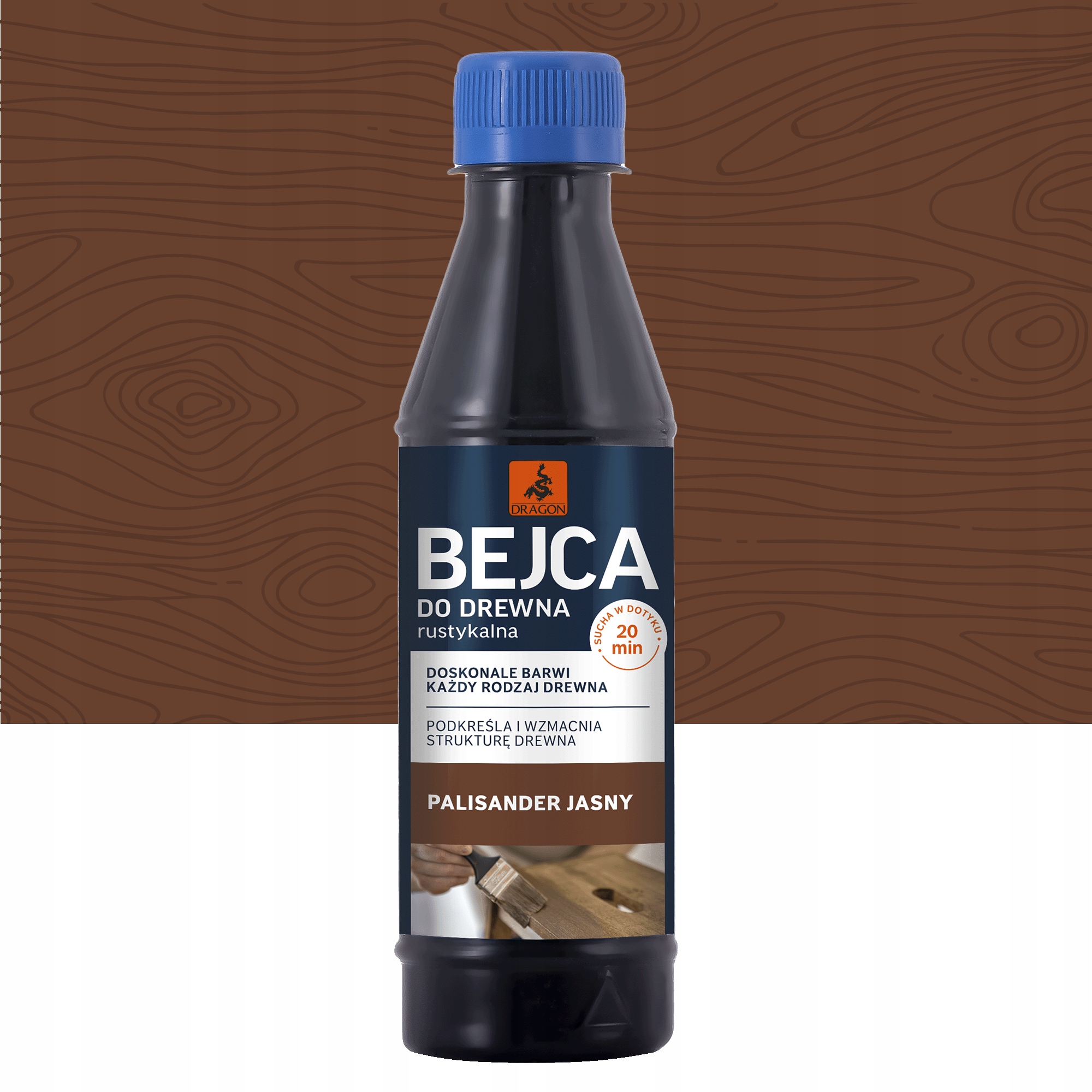 

Bejca rustykalna 0,2L Palisander Jasny Dragon