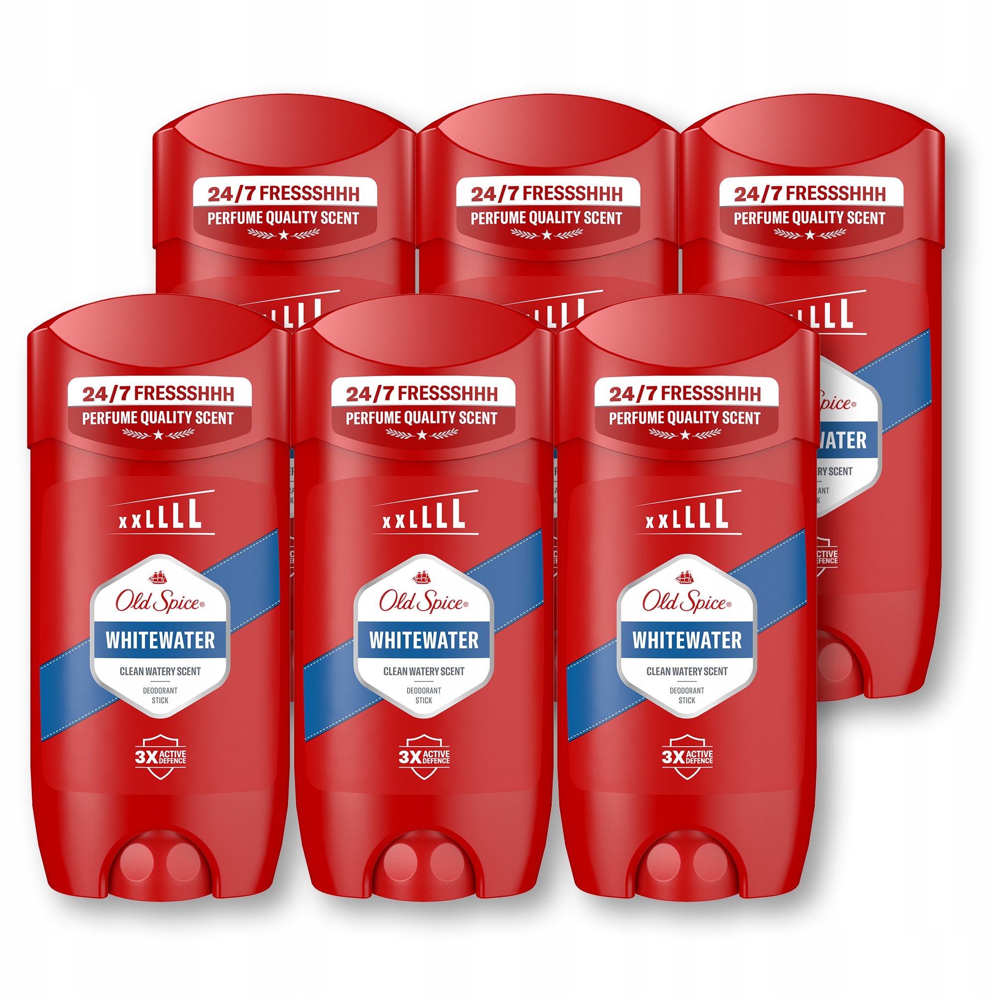 Old Spice Whitewater Dezodorant w sztyfcie dla mężczyzn 6x85 ml