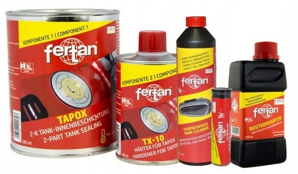 Sada Fertan Tapox na čistenie a opravu palivovej nádrže