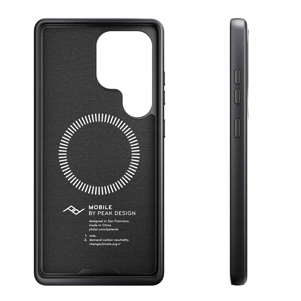 Etui Peak Design Everyday Fabric Samsung Galaxy S25 Ultra Charcoal MagSafe