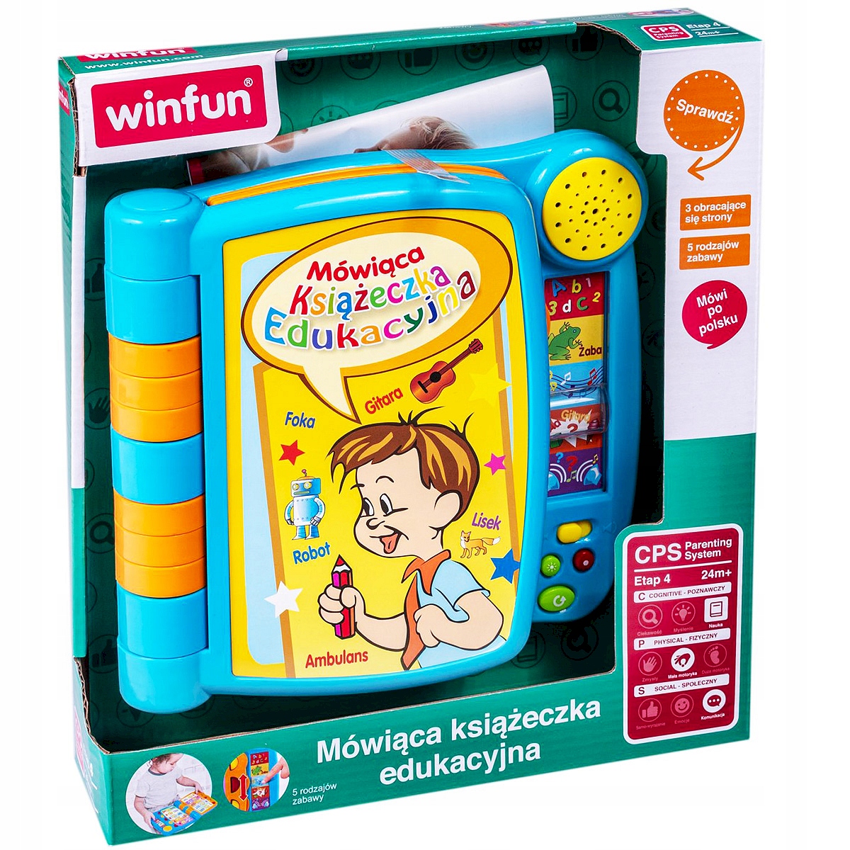 

Mówiąca Książeczka Edukacyjna Polski Smily Play