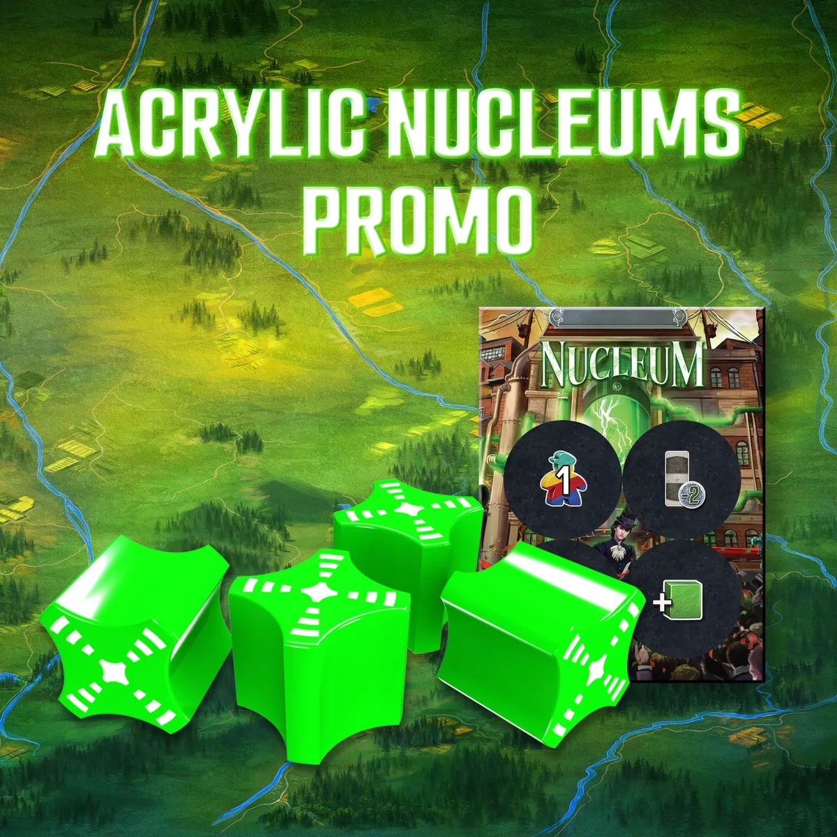 Nucleum: Acrylic Nucleums Promo Znaczniki Dodatek