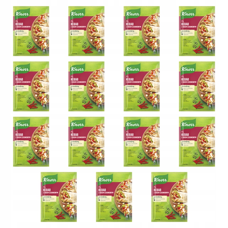 Knorr Fix kebab s česnekovou omáčkou 40 g X15