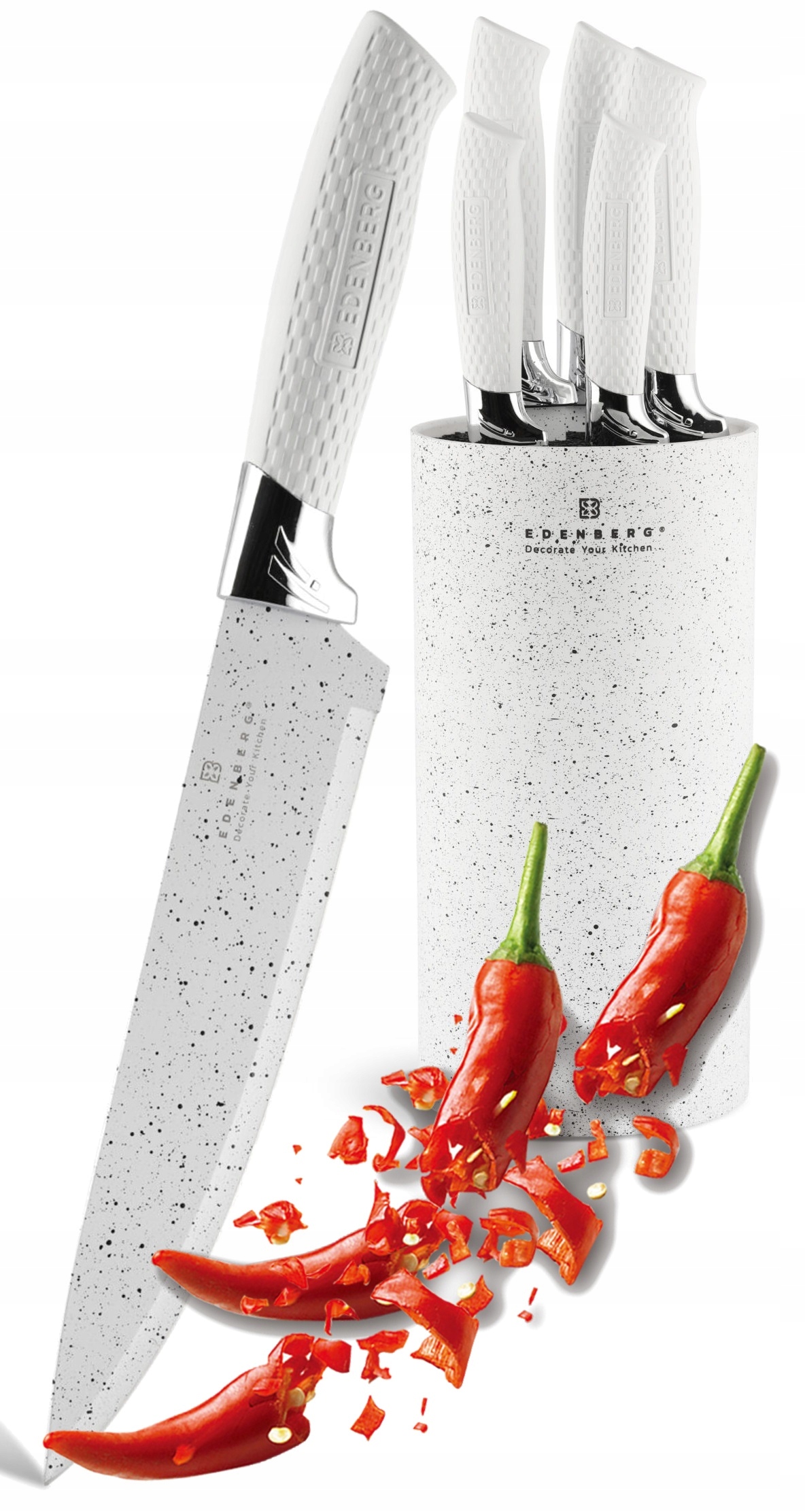 

Noże Kuchenne Edenberg Zestaw 5 Noży W Bloku