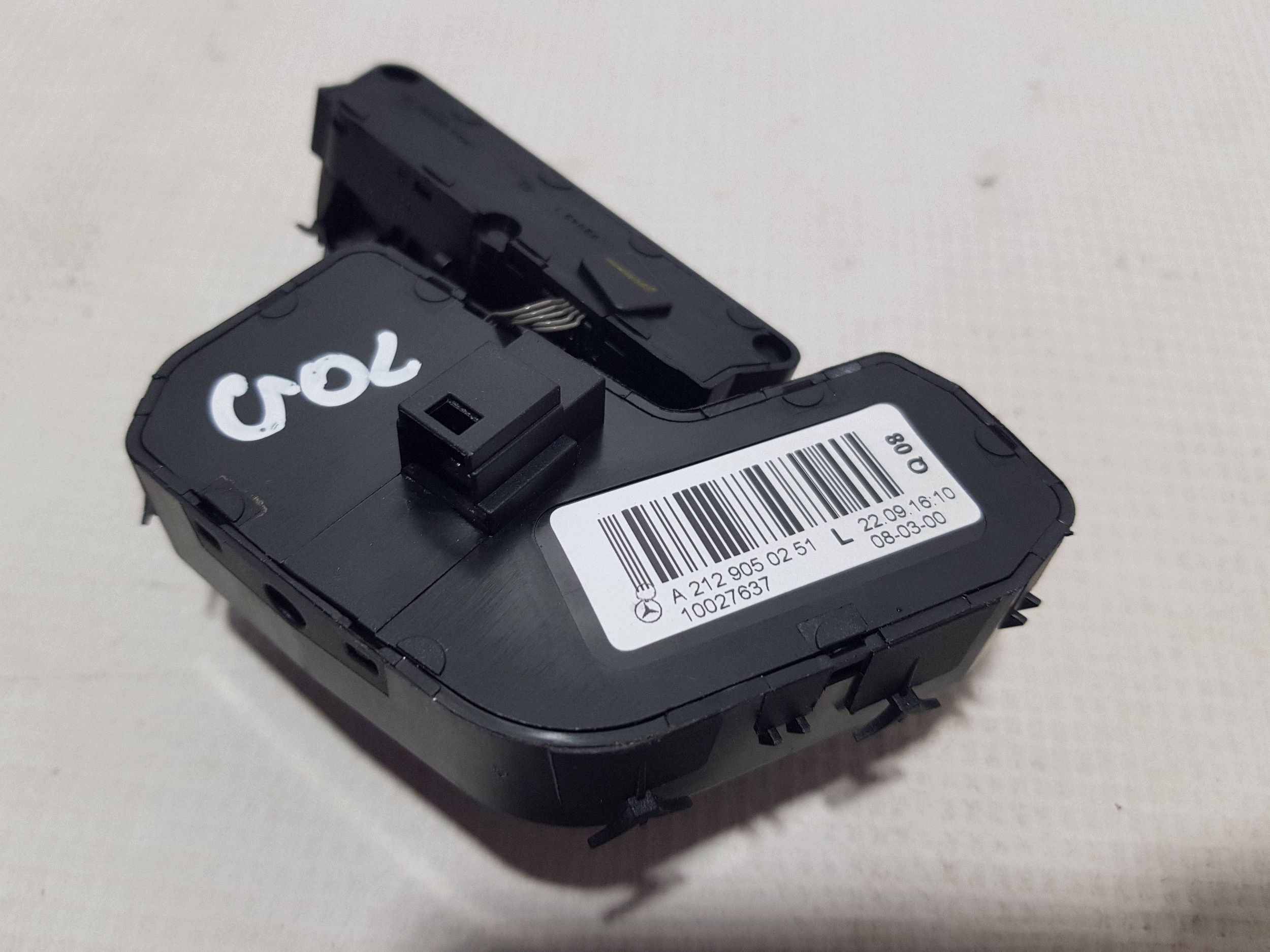 PANEL switch control seat MERCEDES CLS W218 W212 A2129050251