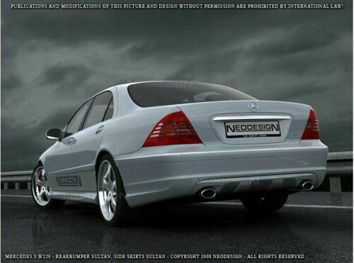 BODY KIT MERCEDES W220 ZESTAW ZDERZAKÓW I PROGÓW NOWE PODKŁAD W220 Producent części Inny