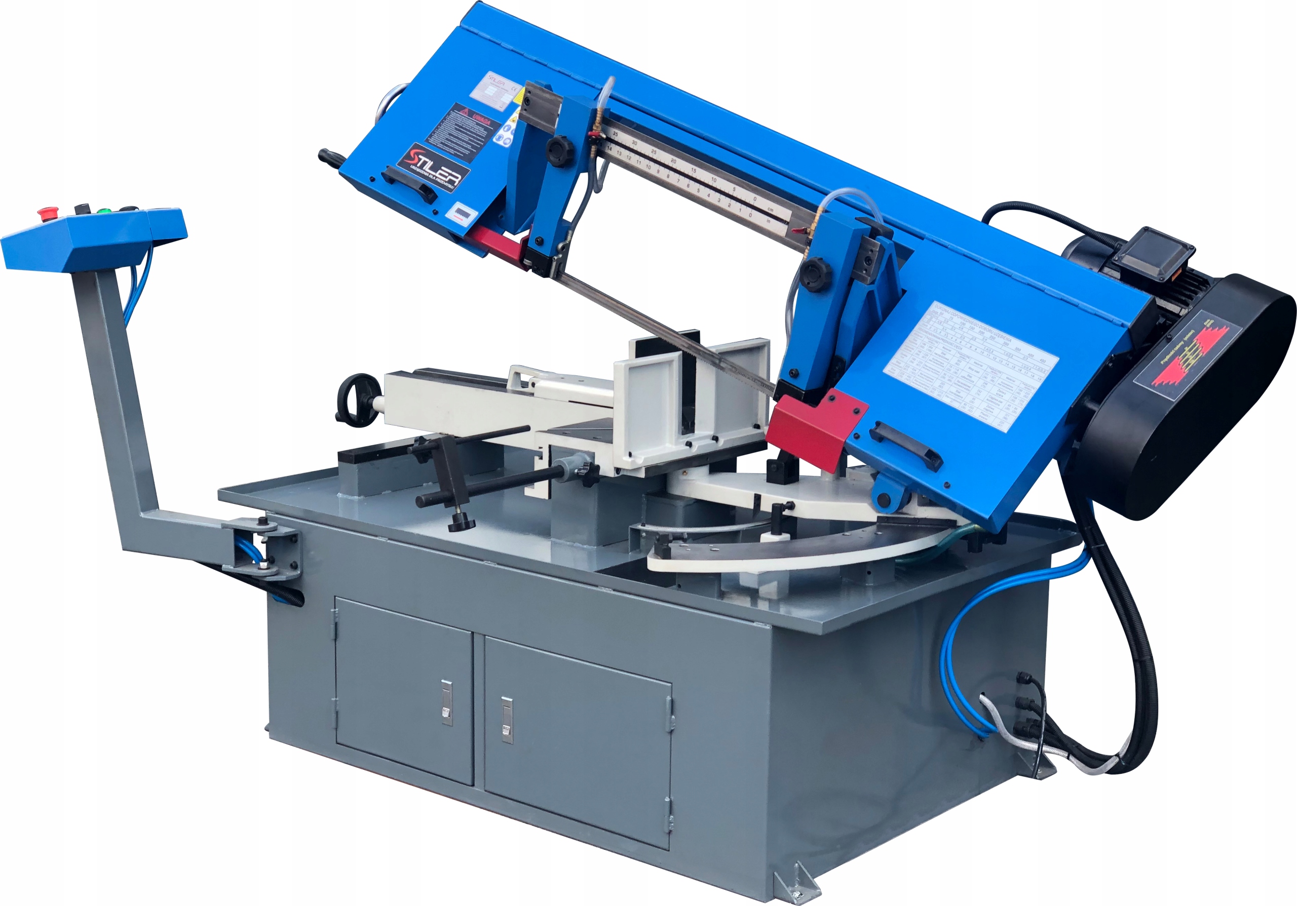 PRZECINARKA PIŁA TAŚMOWA BS430DGH PÓŁAUTOMAT 430MM Marka Stiler