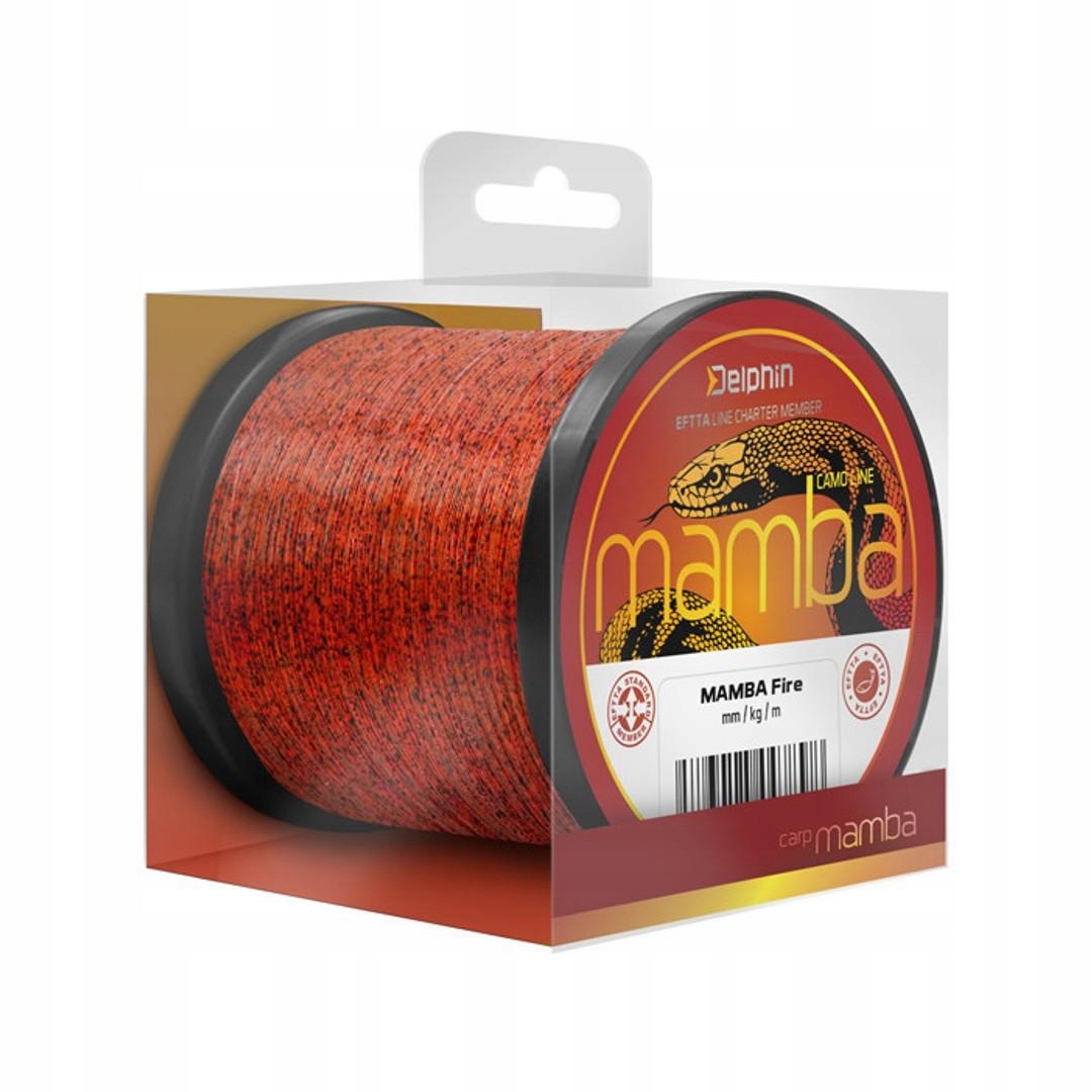 Żyłka Delphin Mamba Carp Fire 0,28 6,1kg 300m