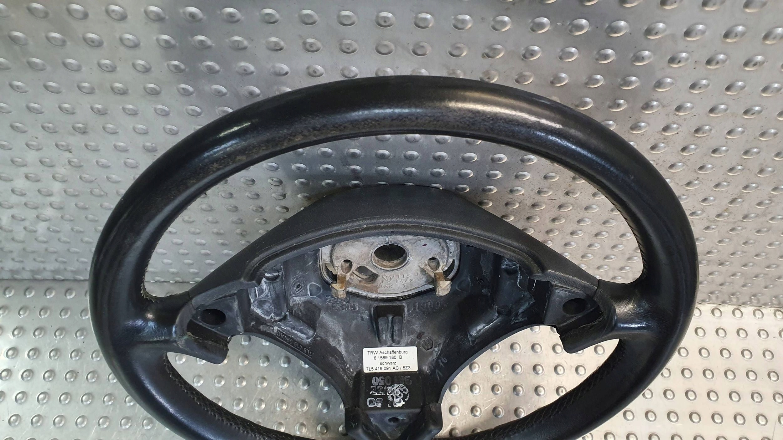 steering wheel, leather PORSCHE CAYENNE and 7L5419091AC 02
