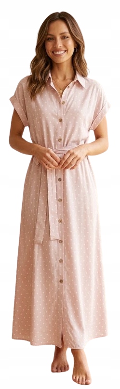 Elegantní šmizjerka s puntíky značky Simplicity – 100% viskóza – vel. S