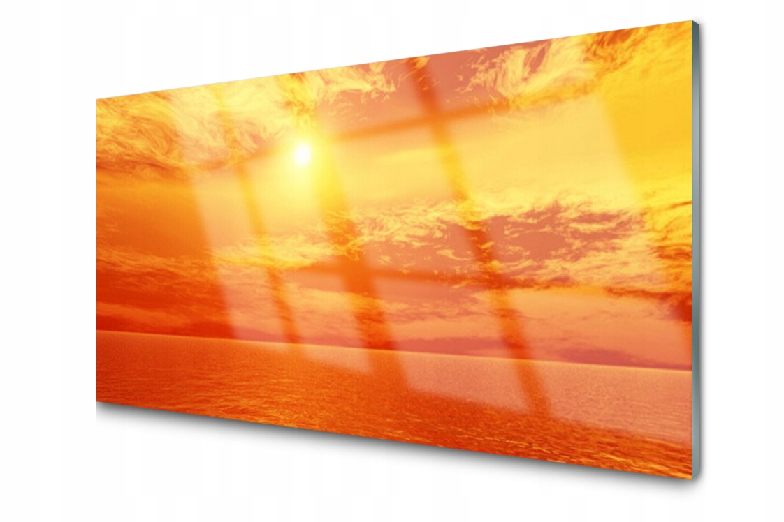 Skleněný panel Dlaždice Slunce Moře 120x60 Lepidlo