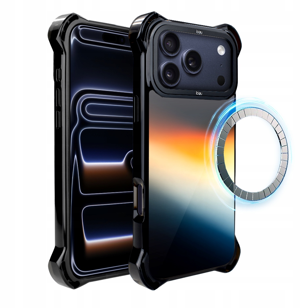 Pouzdro iPhone 17 Pro Max Ibizu DropGuard Ultra s MagSafe, Aurora