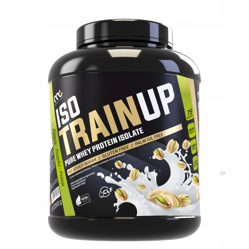 Protein syrovátkový izolát 93% Iso Train Up 1800g Wpi Pistácie