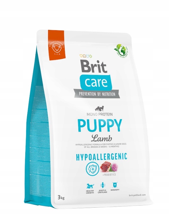 Levně Brit Care Hypoallergenic Puppy Jehněčí 3kg
