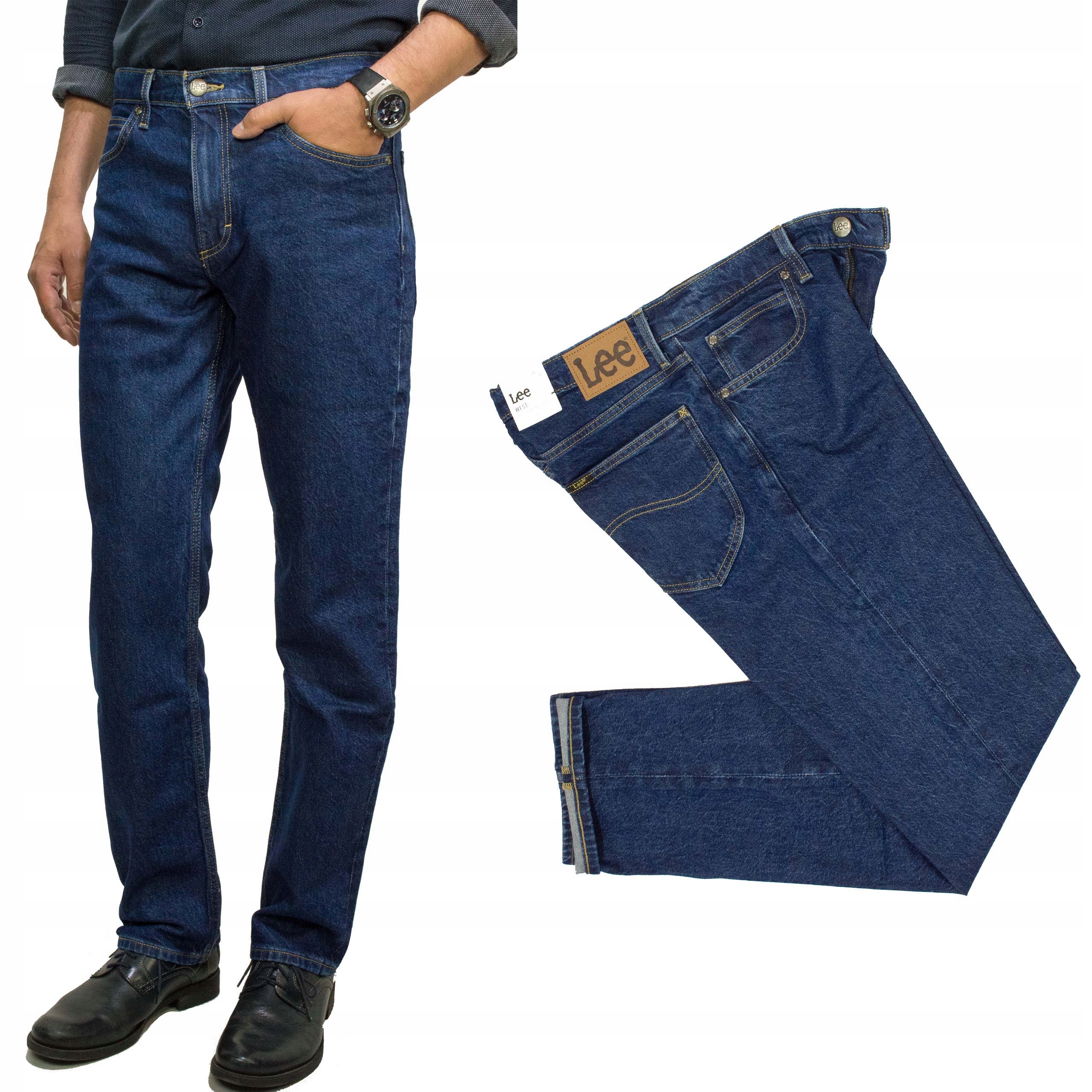 Lee West Indigo Warp pánské džíny jednoduché klasické W31 L34