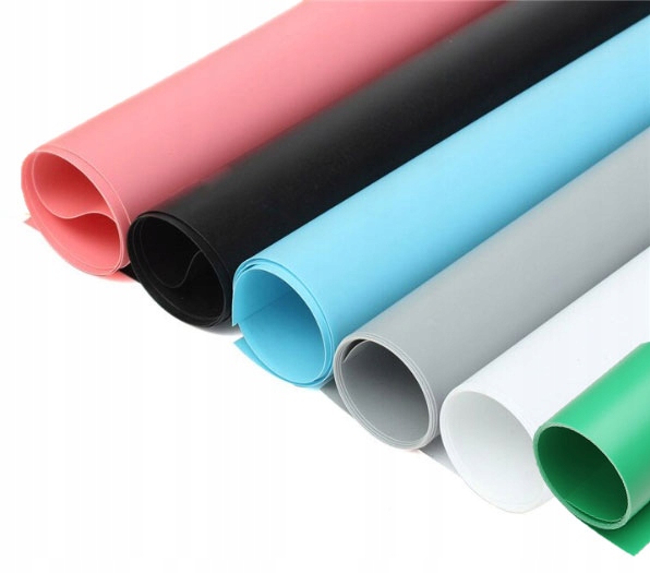 TŁO FOTOGRAFICZNE PVC 150x200 NIEBIESKIE 150/200cm 1,5x2m WINYL WINYLOWE Długość tła 2 m