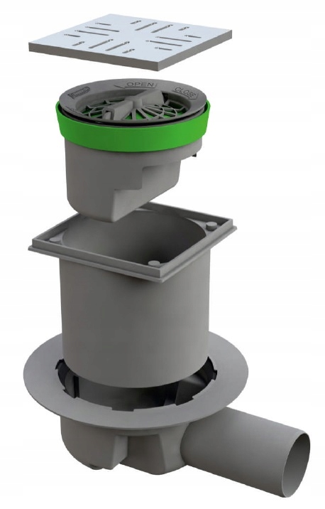 BONOMINI WPUST PODŁOGOWY KRATKA ŚCIEKOWA ZAPACH