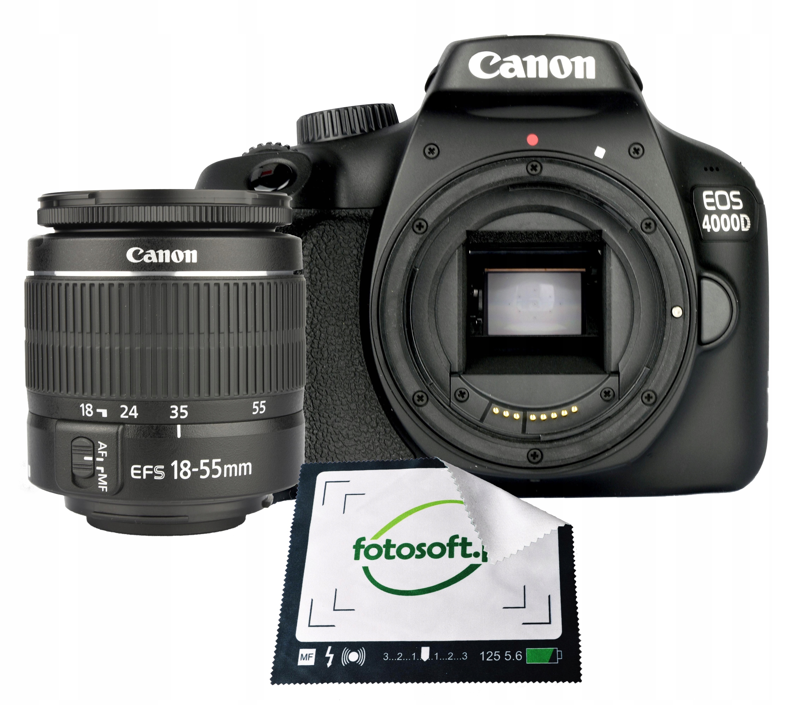Canon Eos 4000D Ef-s 18-55mm F/3.5-5.6 DC III Nowy