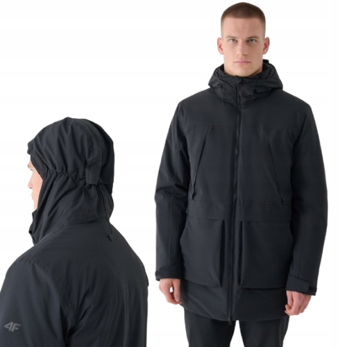 Pánská bunda 4F Černá Zimní Teplá Péřová r.XL
