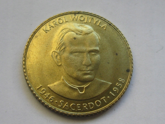 nr1966 Andora Moneta 2 Centimes Kapłan Wojtyła 2005 Rzadka stan 1 / 1-