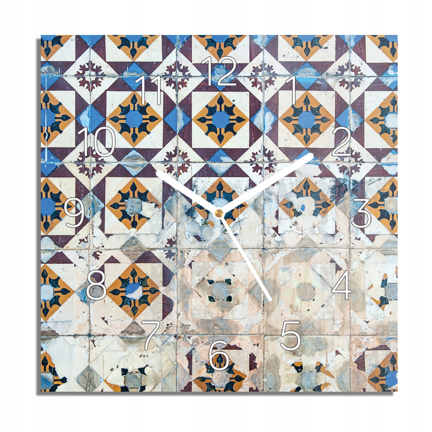 

Mozaika kafelki foto-zegar kwadratowy 30x30 z foto