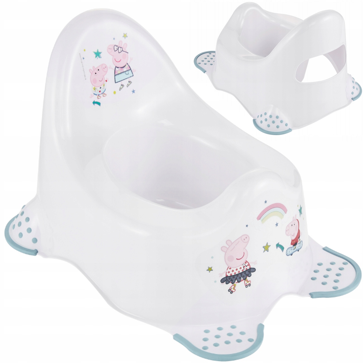 NOCNIK DLA DZIECI ŚWINKA PEPPA ANTYPOŚLIZGOWY DZIECIĘCY PROFILOWANY ŚWINKI