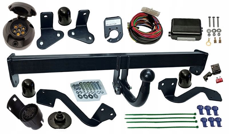 HAK HOLOWNICZY z MODUŁEM7PIN+WIĄZKA PEUGEOT PARTNER 2II+TEPEE L1 2008do2018