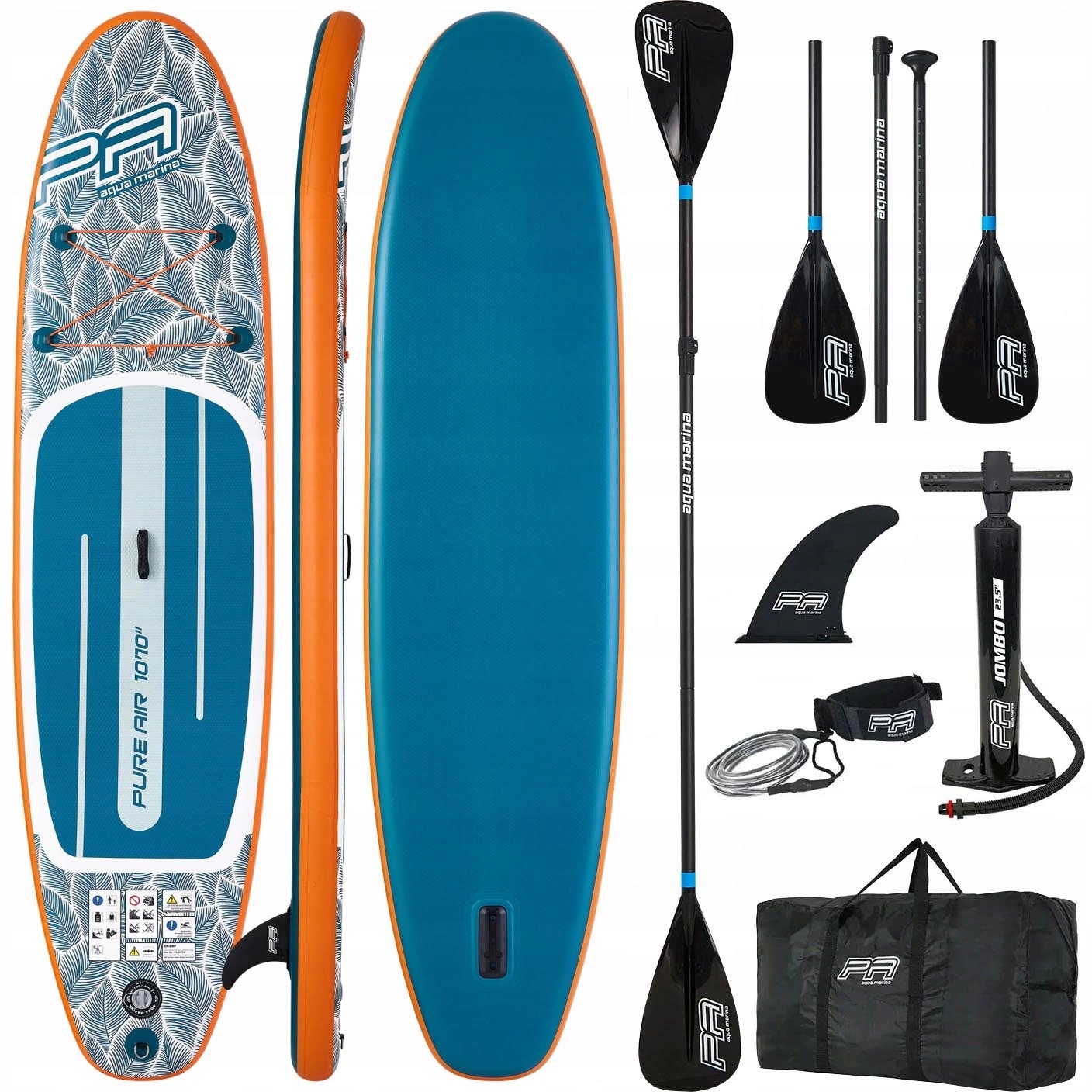 Deska Sup pompowana z wiosłem combo Aqua Marina Pure Air 10'10" 330 cm