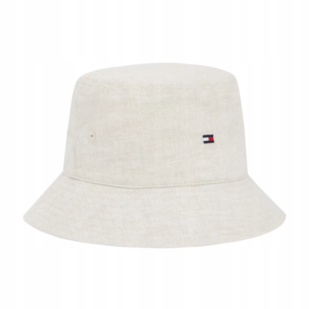 -23% Tommy Hilfiger Klobouk Bucket Lněný Essential Béžový