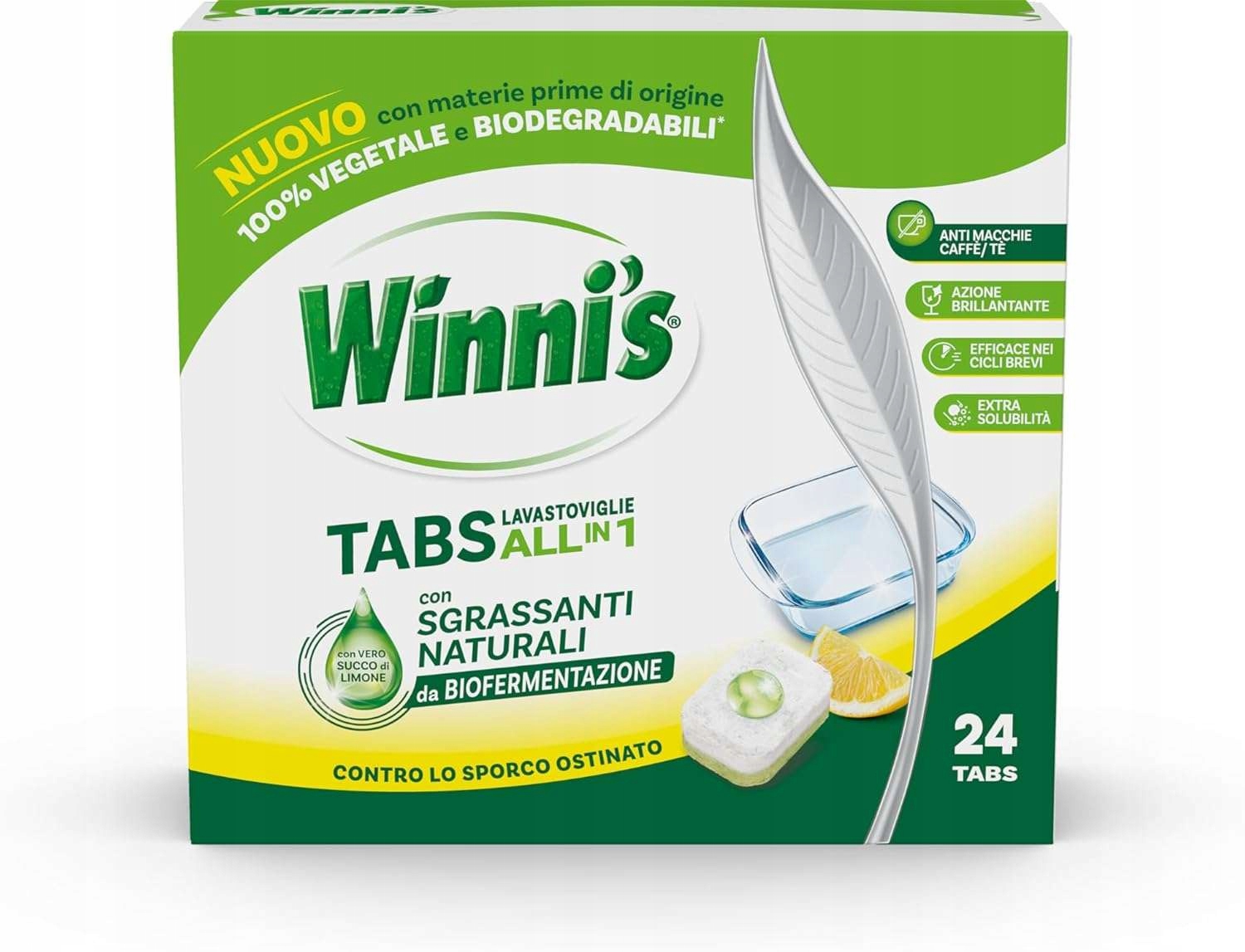 Levně Winni's Tablety do myčky, 3 x 24 kusů (72 kusů)