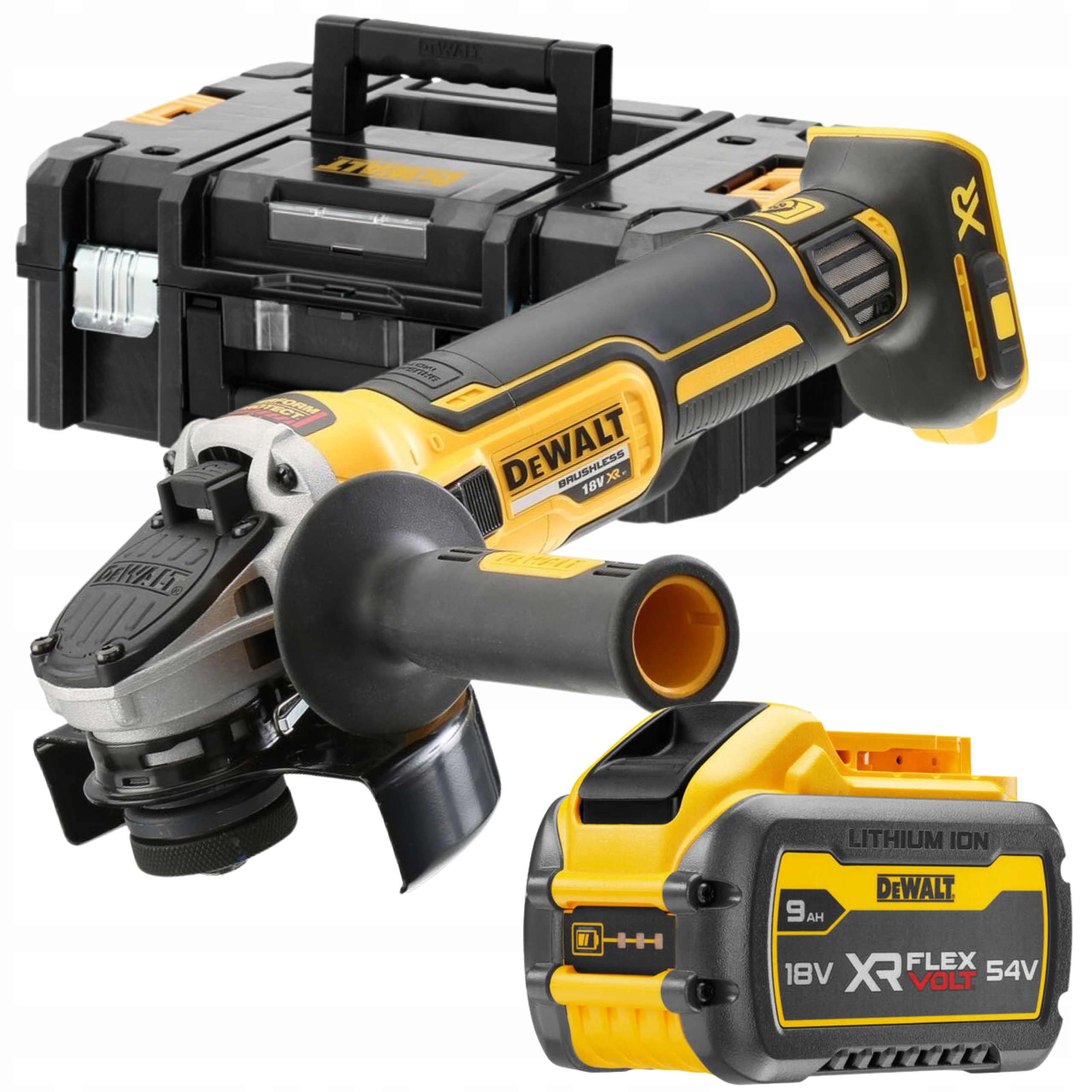 Dewalt DCG405N Úhlová Bruska 125MM 18V Kufr Ako DCB547 9AH