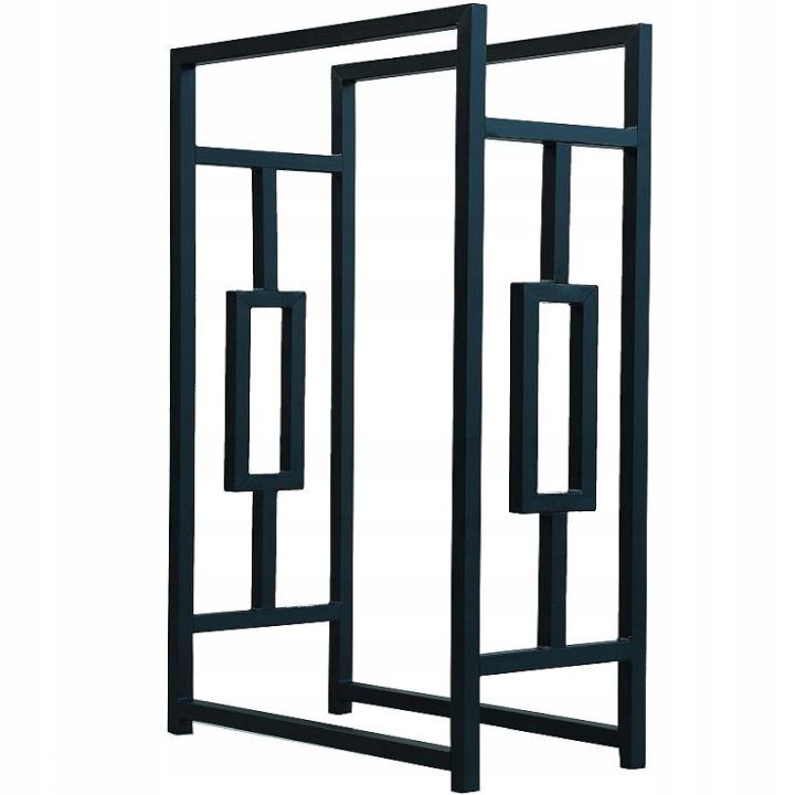 

Nowoczesny kosz stojak na drzewo drewno do kominka