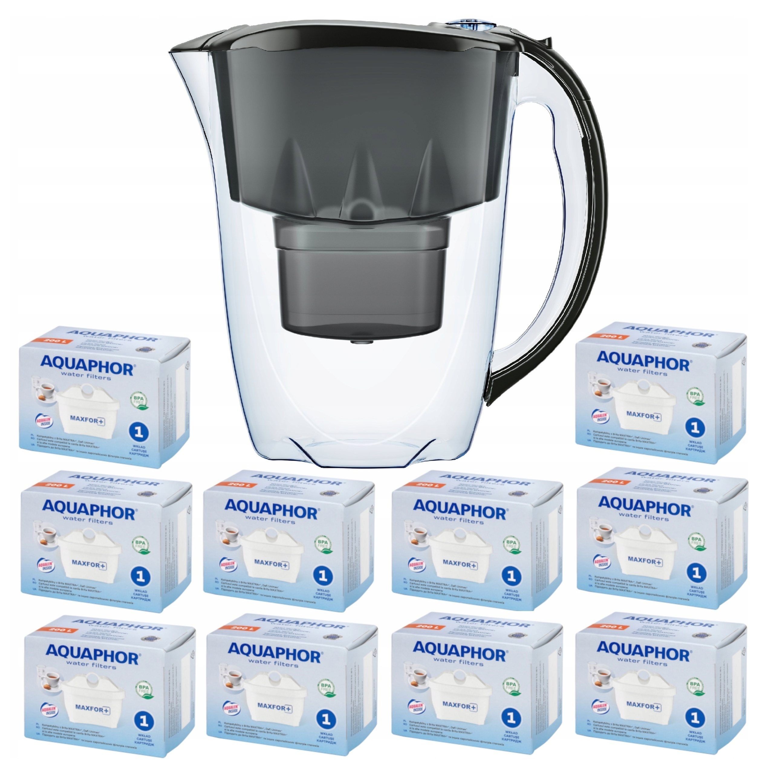 Filtrační konvice Aquaphor Amethyst 2,8 10 vč.