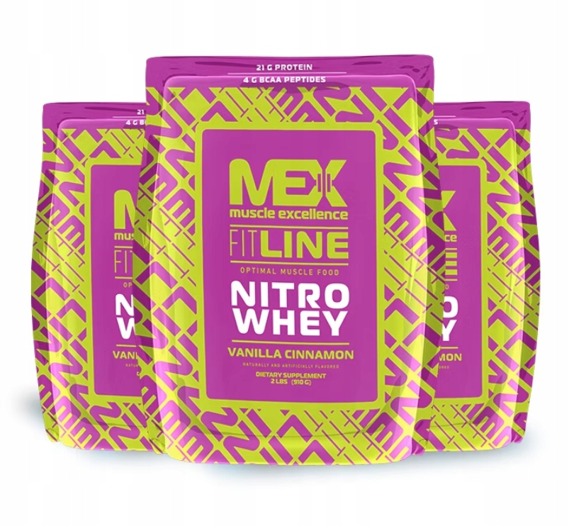 Nitro Whey 2270 g Mex Nutrition Protein MIX Vanilla Cinnamon