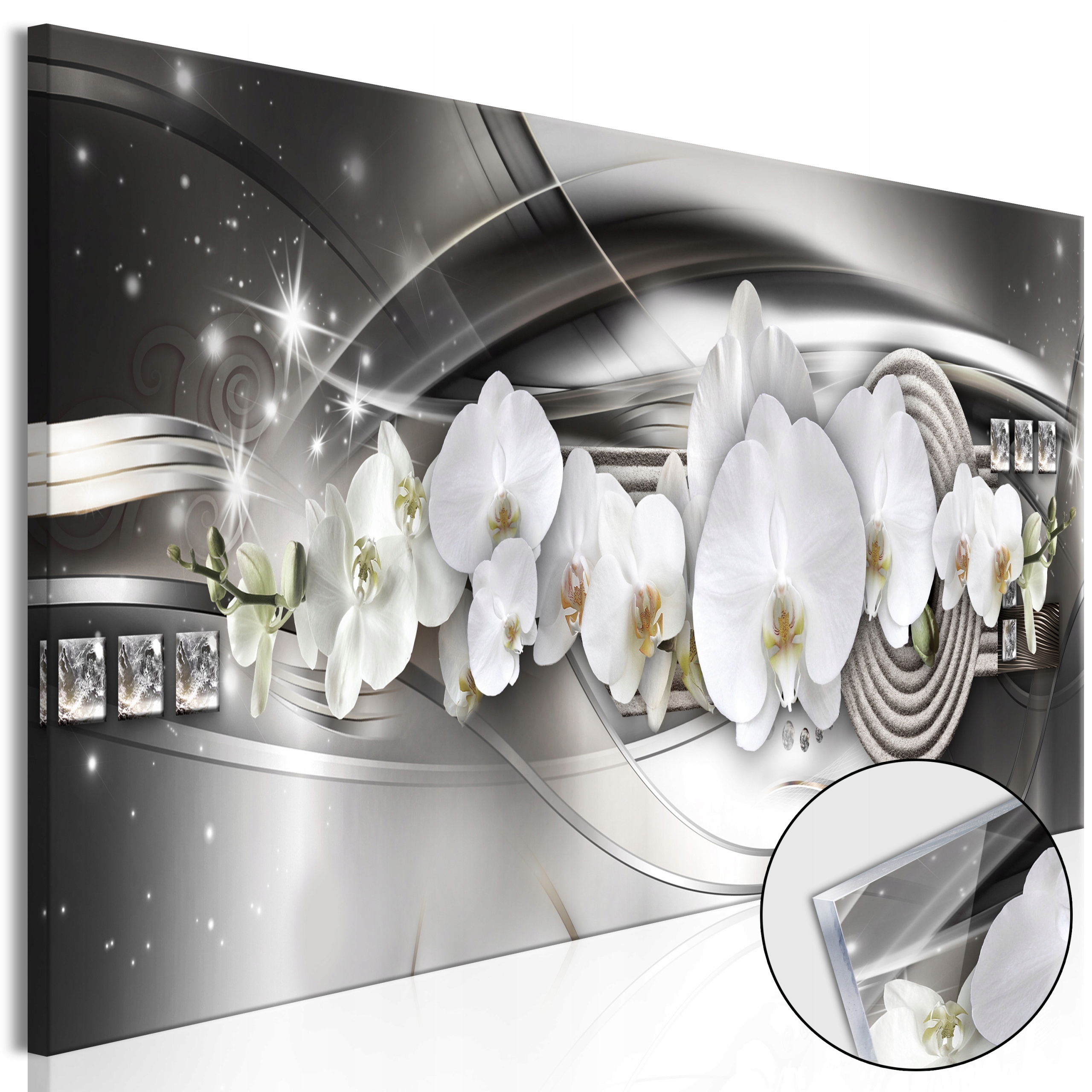 Obraz Na Akrylovém Skle Květiny Orchidej Příroda Moderní Do Obývacího Pokoje 135x45
