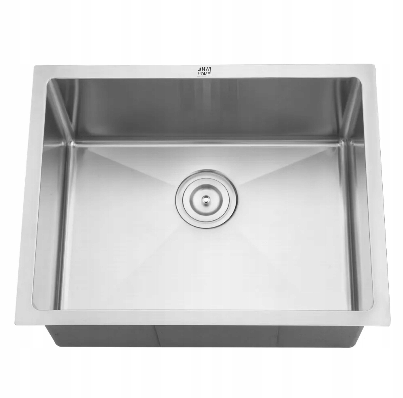 Kuchyňský dřez jednokomorový Inox 54x44 zapuštěný sifon