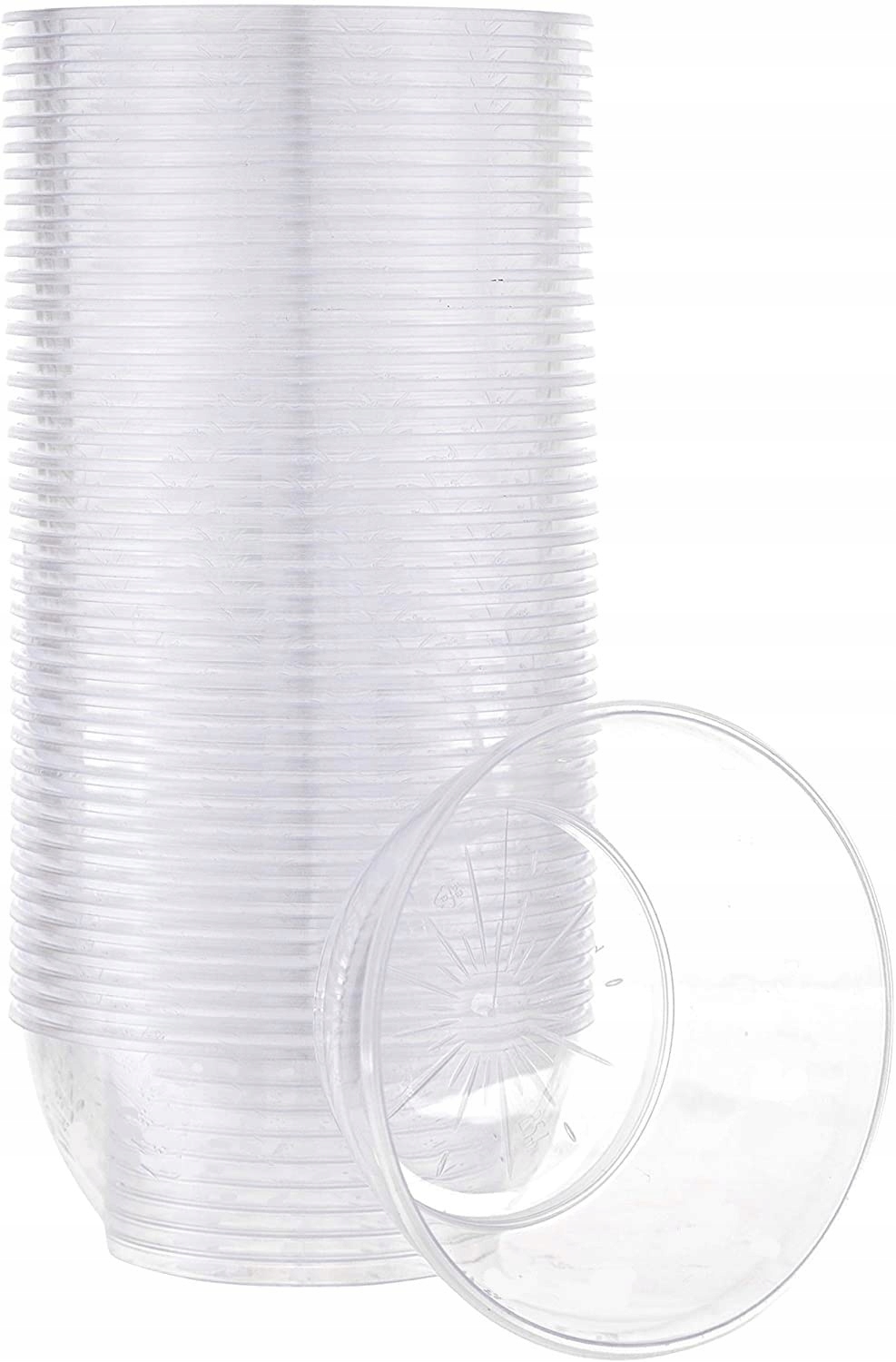 Misky na dezerty 60 Kusů Kaheign Plastové Transparentní 180 ml Misky