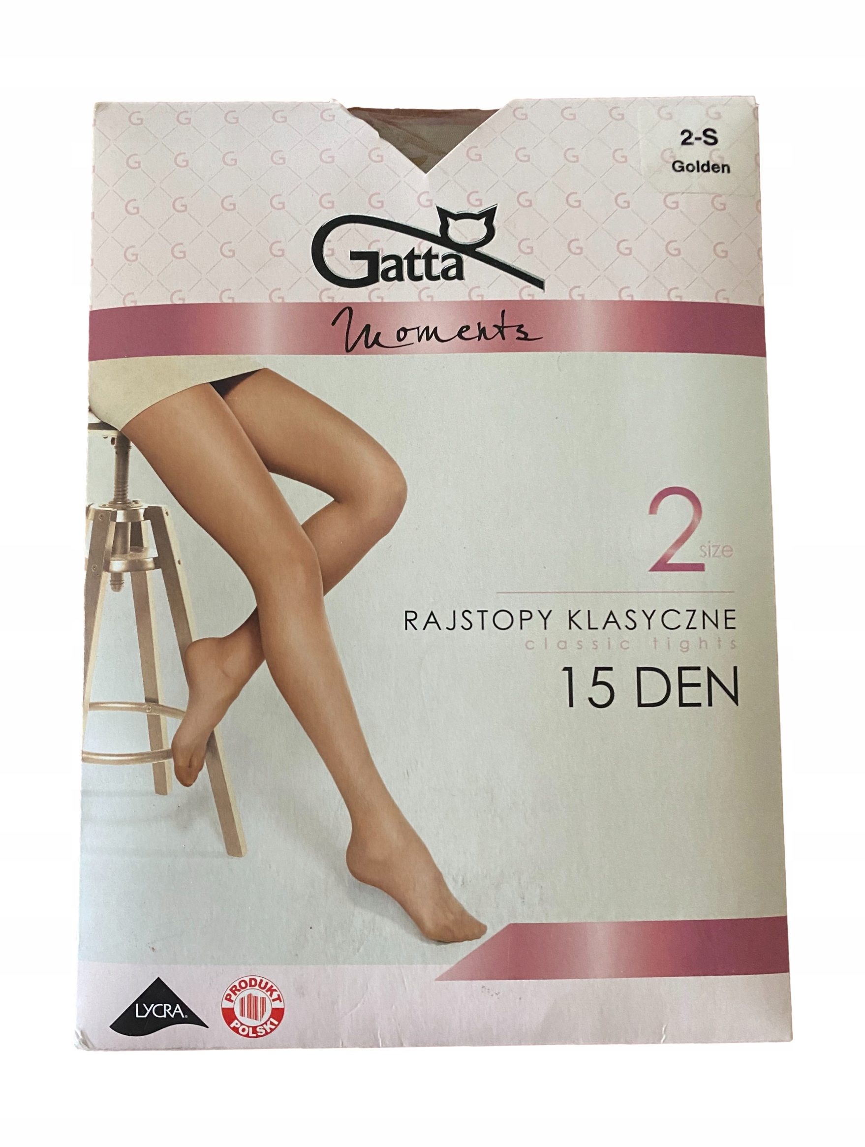 

Gatta Moments rajstopy Nero Czarne 15 Den *2-S