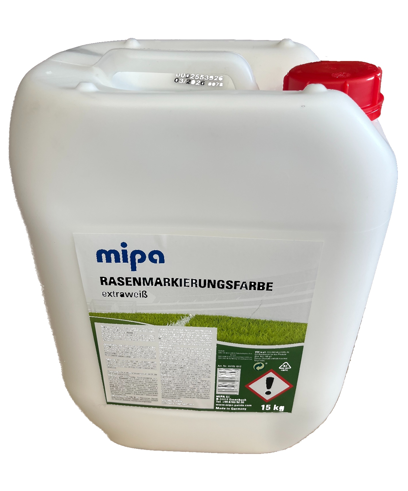 Farba do malowania linii boiska konc. 15kg