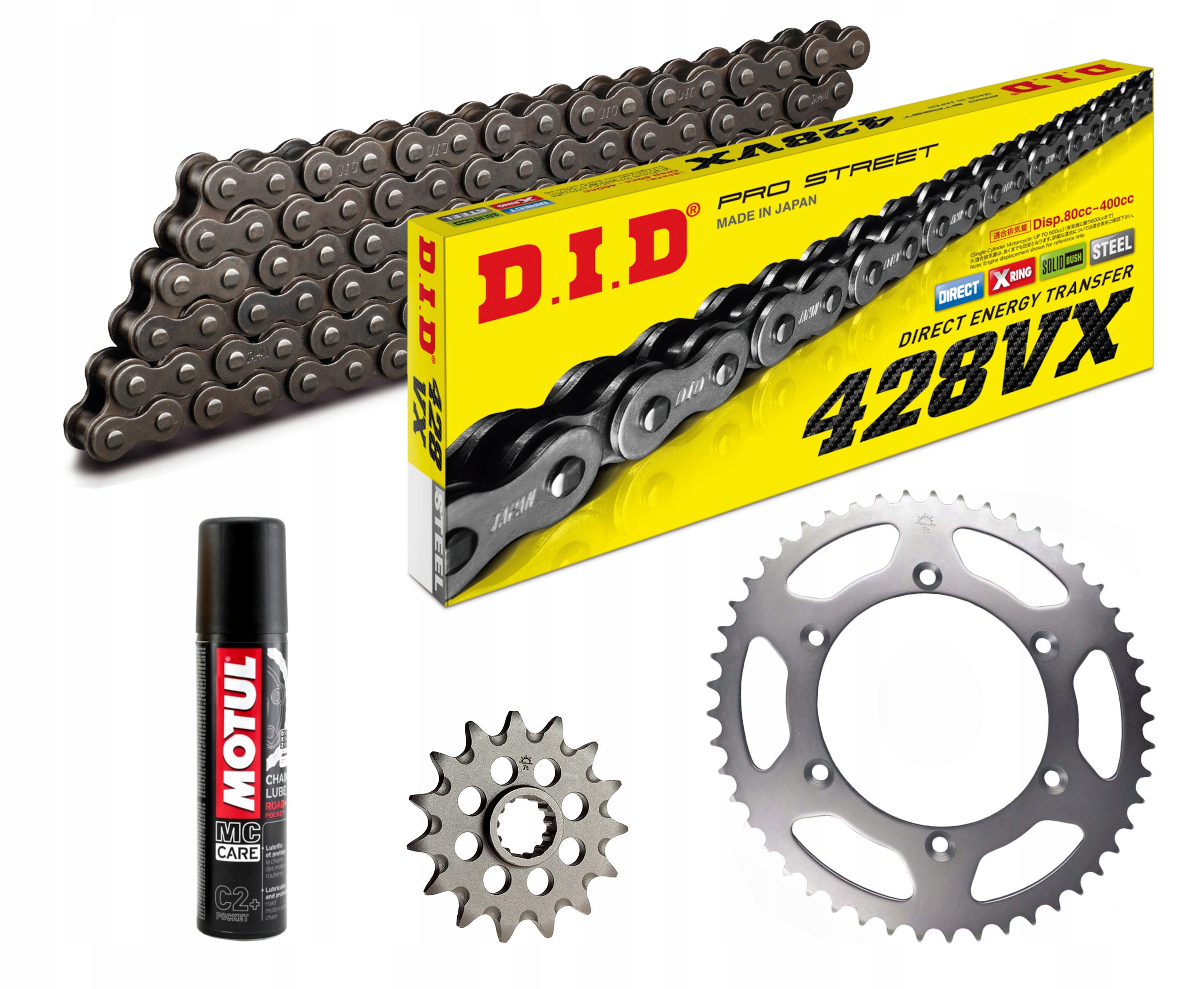 

Łańcuch napędowy Cb 125 F 15-17 (GLR125) DID428VX