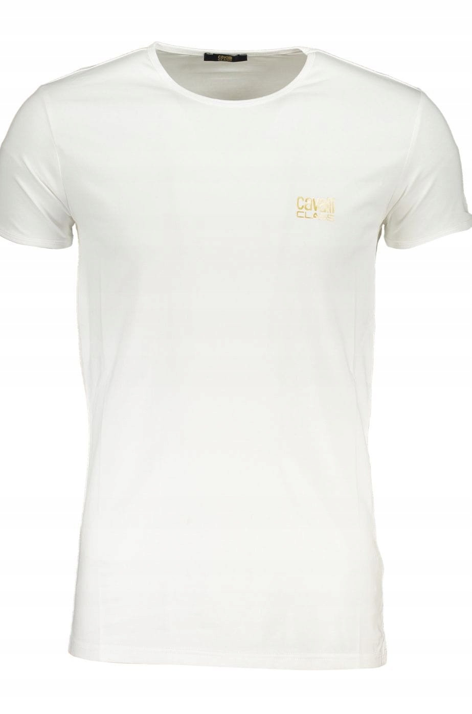 Roberto Cavalli Class pánské tričko bílé XL