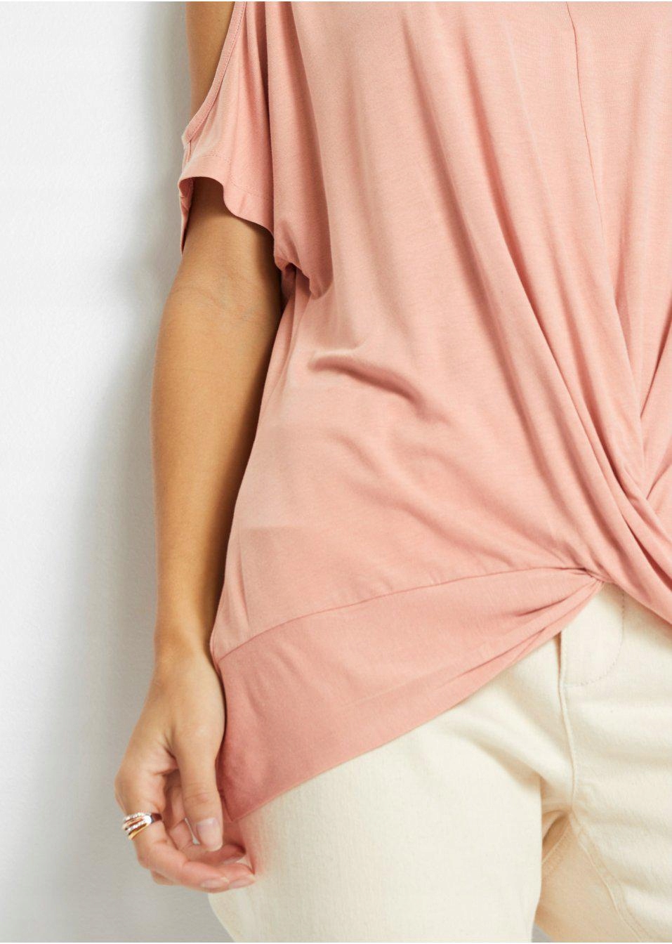 KOSZULKA Z KRÓTKIM RĘKAWKIEM BONPRIX 36/38 Płeć kobieta