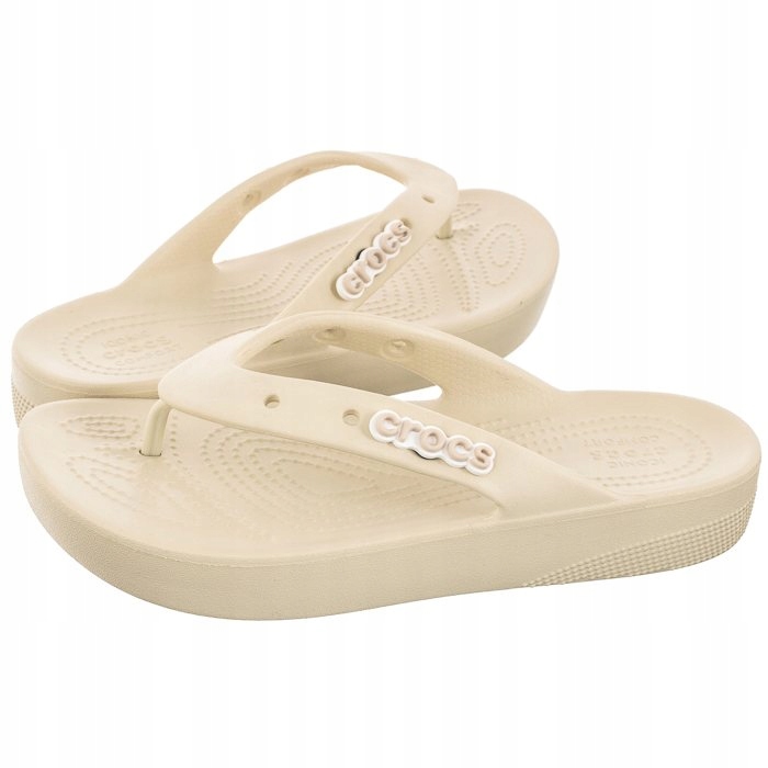 

Buty Damskie Crocs Classic Platform 207714 Beżowe