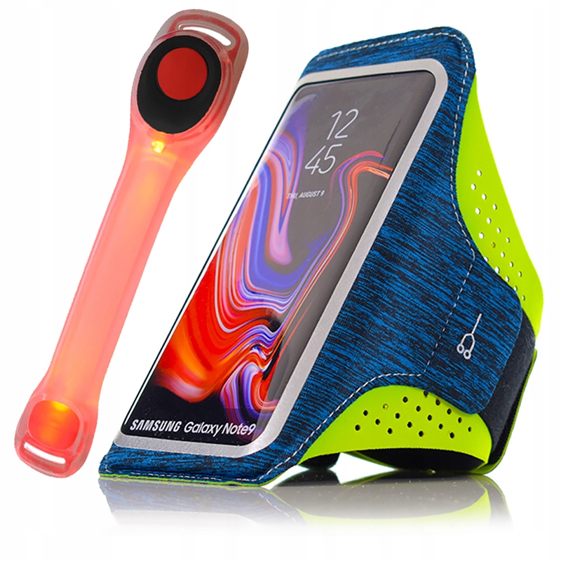 Opaska na ramię na telefon do biegania+OPASKA Led